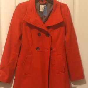 Old Navy Orange Peacoat